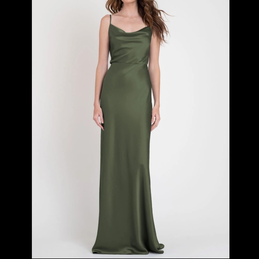 Jenny yoo Sylvie in Olive 2021